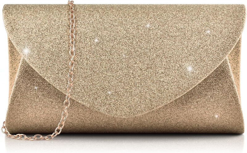 PACETAP Clutch Purses for Women, Handbags with Chain for Women Formal, Evening Bag for Wedding Party Cocktail Prom Dinner - Image 1